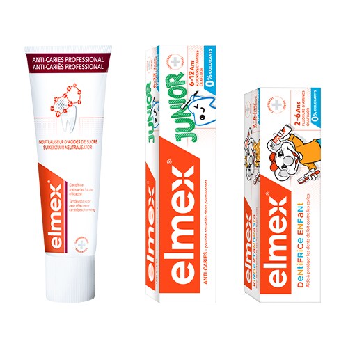 Découvrez notre gamme de produits pour la prévention des caries.